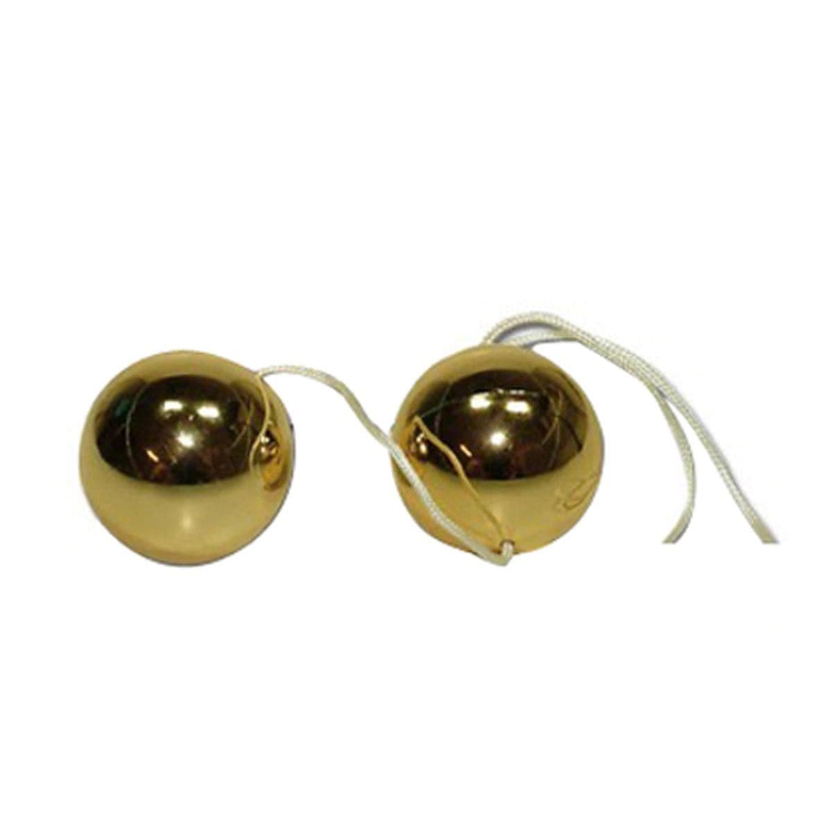 Boules vaginales dorées