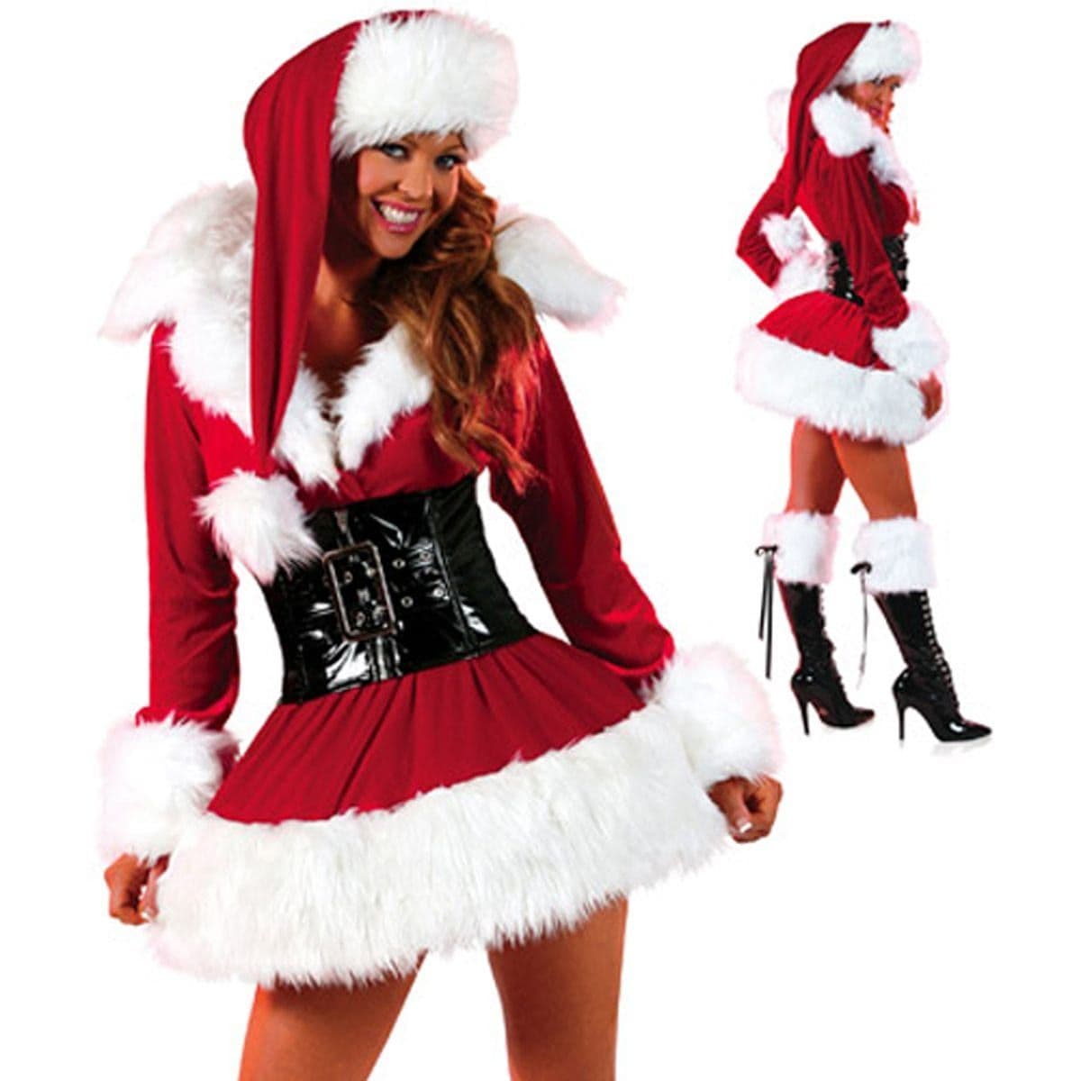 Christmas Outfit Lady Santa