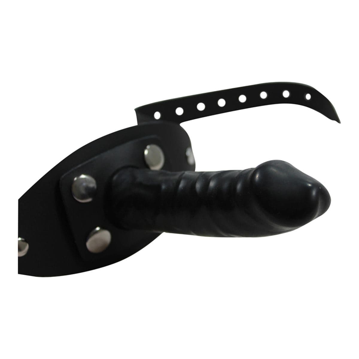 Bâillon cuir avec dildo