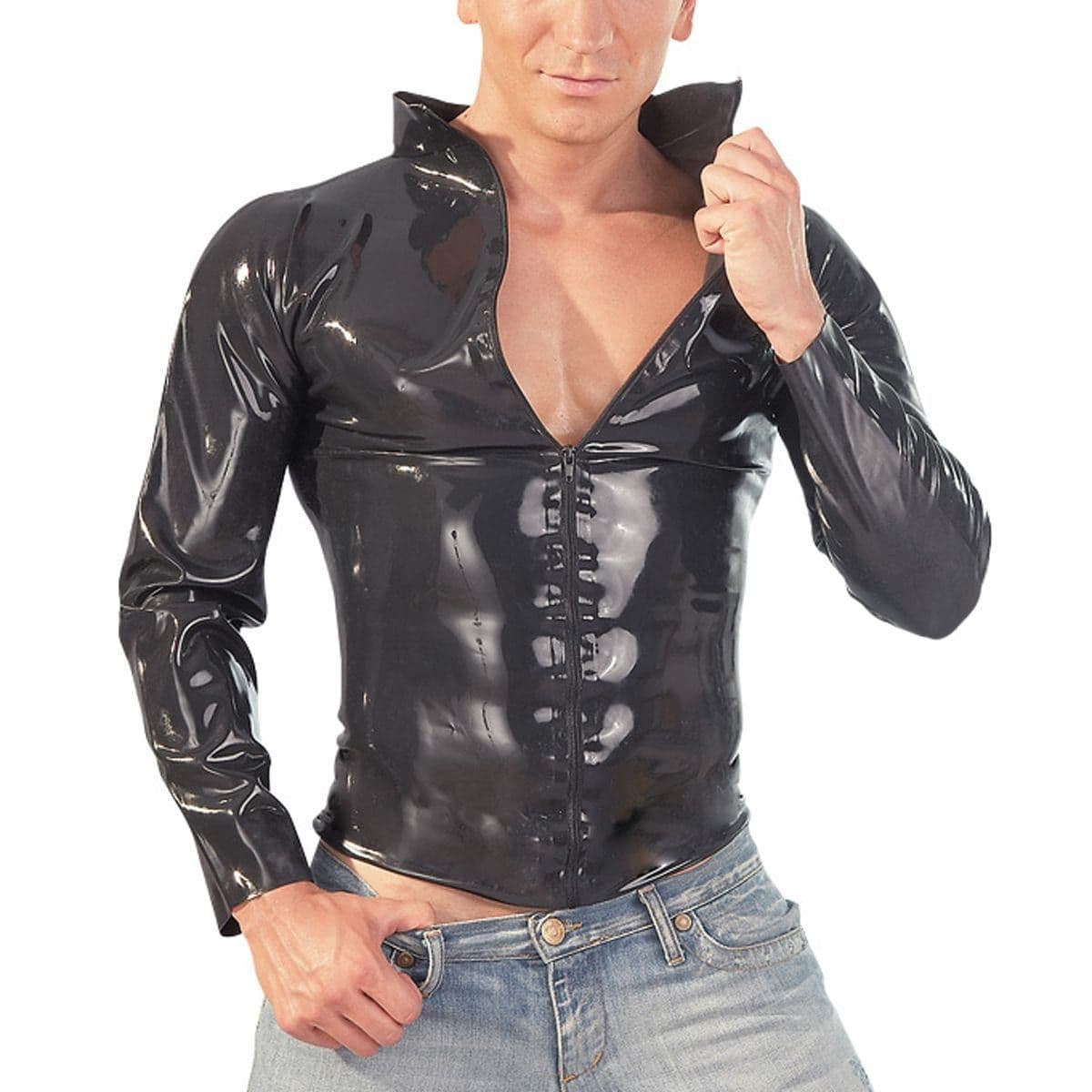 Maillot latex avec zip pour ELLE ou pour LUI.