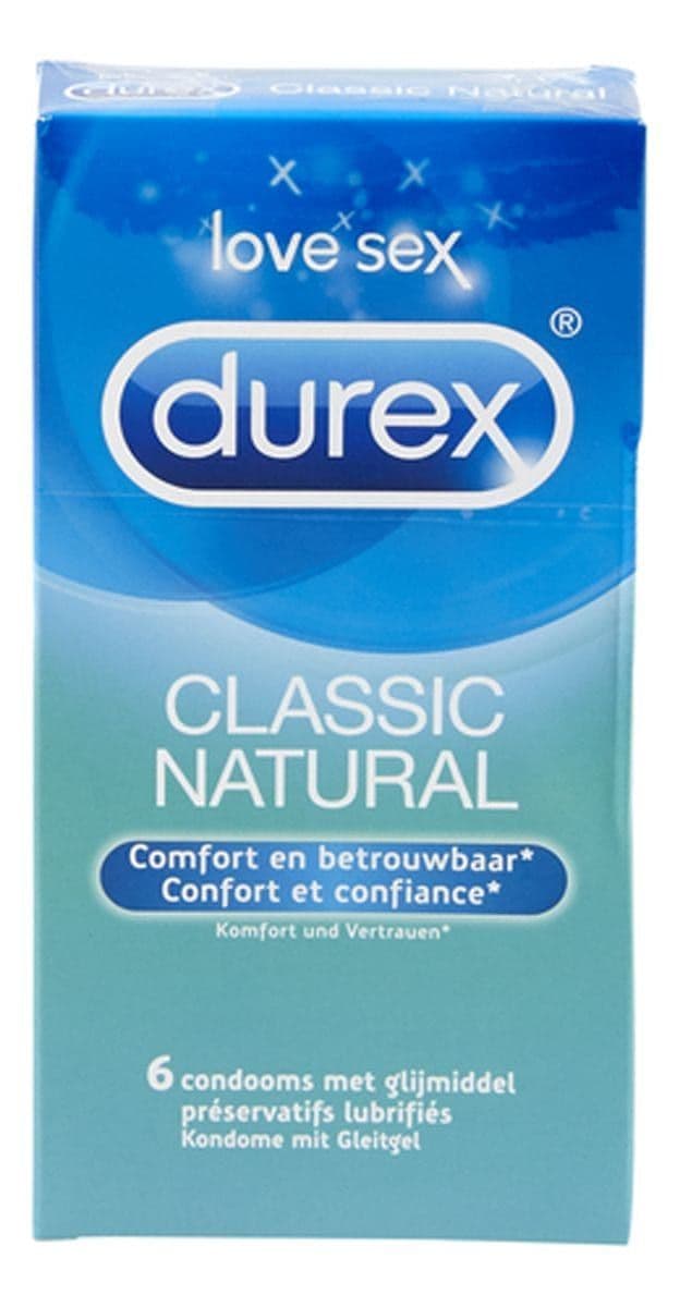 Durex Classic Natural 6 pièces