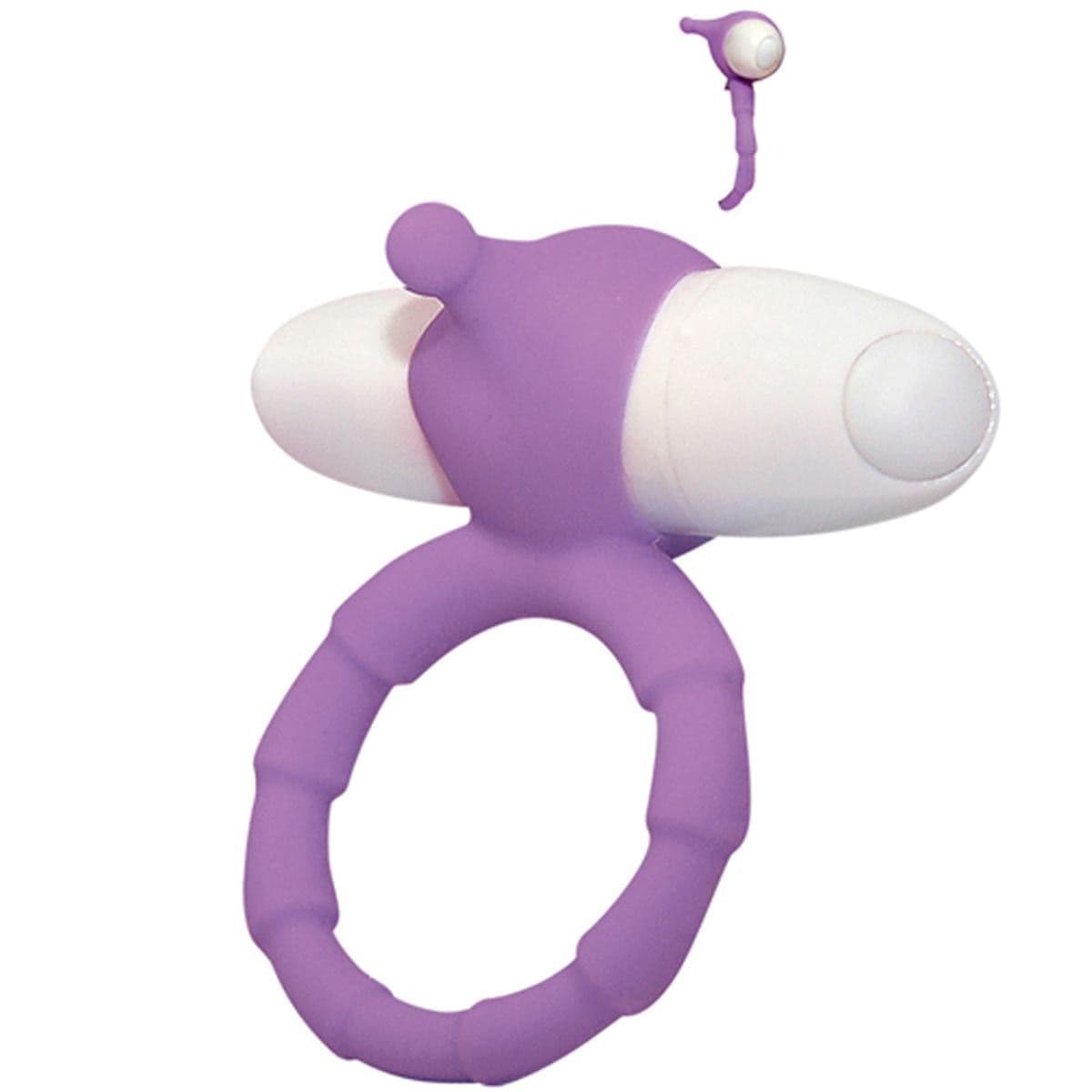 Anneau pénien vibrant en silicone 