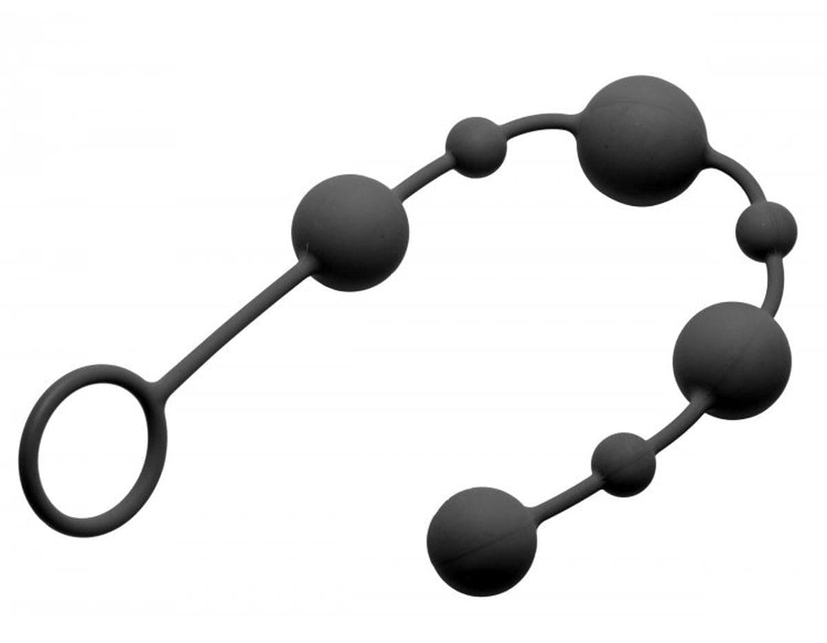 Perles anales en silicone graduées Linger